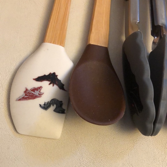 NWT Core Bamboo & Silicone Mini Utensil Set-Halloween - Picture 3 of 5